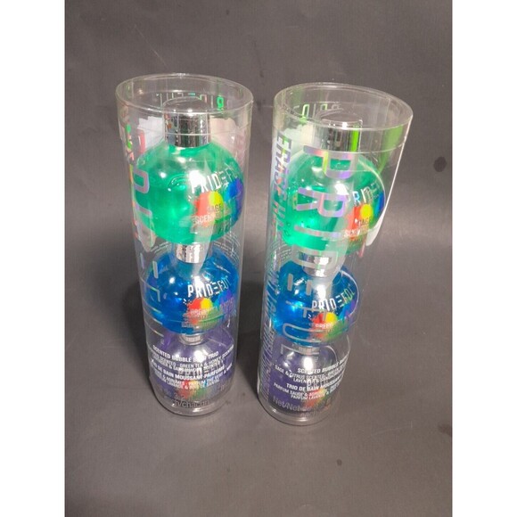 Bubble Bath Gift Set, Christmas Ornament, Scented Variety, Lot of 2, 6 Bottles, - Picture 1 of 6